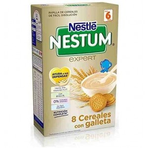 Nestle Nestum Papilla 8 Cereales Con Galleta (1 Envase 650 G)