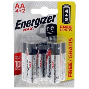 Energizer Max Power Lr06 Aa Pilas Pack X 6 U