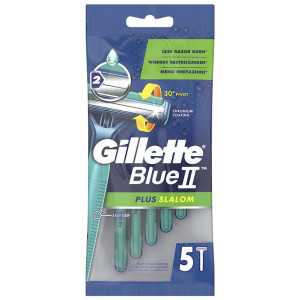 Gillette Blue Ii Plus Slalom Cuchilla Afeitar Desechable 5Uds