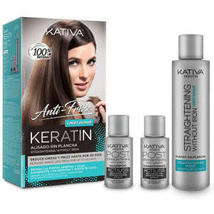 Keratin Anti-Frizz Alisado Sin Plancha Repara Puntas 30 Días