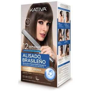 Kativa Profesional Alisado Brasileño Pro Dark Estuche 6 Pz