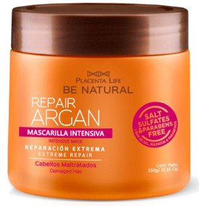 Be Natural Mascarilla Intensiva Repair Argán 350Ml