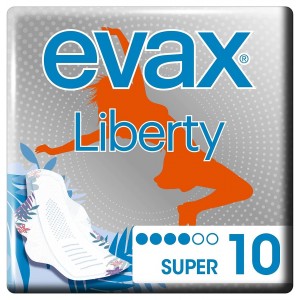 Compresas Higienicas Femeninas - Evax Liberty (Super Con Alas 11 Compresas)