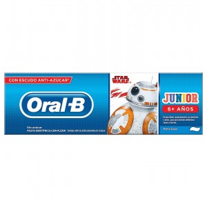 Oral-B Star Wars Pasta Dental Infantil + 6 Años (1 Envase 75 Ml)
