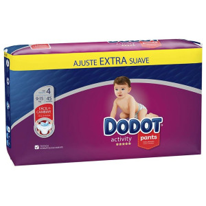 Dodot Pants Activity Talla 4 Pañal-Braguita 9-15 Kg 45 U