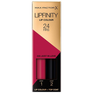 Max Factor Set Lipfinity Lip Colour + Top Coat 335 Just In Love