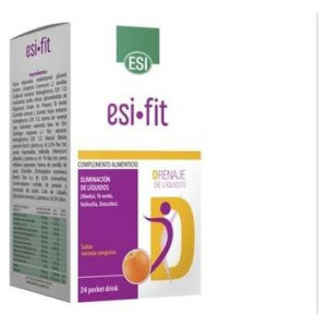 Esi Fit Drenaje De Líquidos Naranja Sanguina 24 Sobres