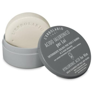 L'Erbolario Ácido Hialurónico Hombre Limpiador Sólido Facial 60G