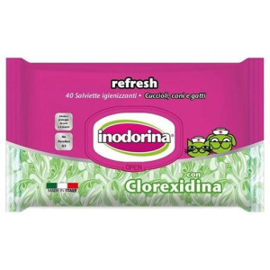 Inodorina Refresh Clorexidina 40 Pzas