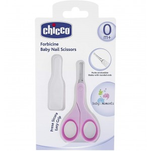 Chicco Tijeras Seguridad Uñas (Recien Nacido Rosa)