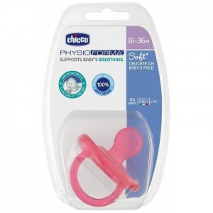 Chicco® Chupete Silicona Physio Soft Anatómico +12 Meses 1Ud Rosa