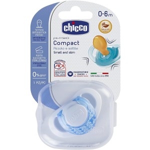Chupete Caucho - Chicco Physio Compact Anatomico (0-6M Azul)