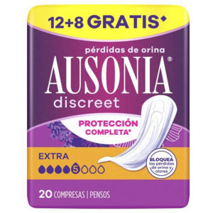 Discreet Compresas Incontinencia Extra 20 U