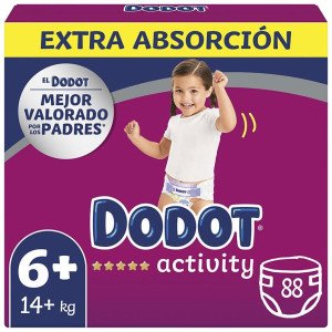 Dodot Activity Extra Talla 6 Pañales 17-28 Kg 88 U