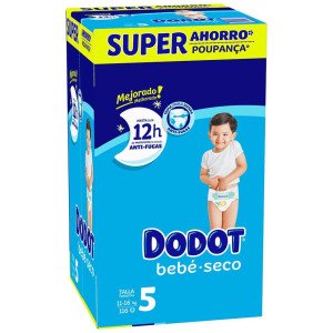 Dodot Etapas Talla 5 Pañales 11-16 Kg 116 U