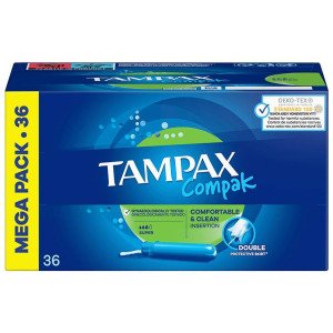 Tampax Compak Tampón Super 36 U