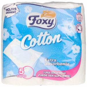 Cotton Papel Higiénico 5 Capas 4 Rollos