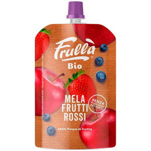 Natura Nuova Puré Manzana Fresa Arandanos Sin Azucar Doypack 100G