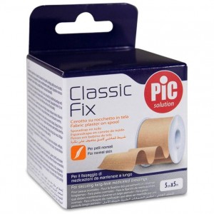 Artsana Esparadrapo Pic Classic Fix Tejido Color Piel 5 M X 5 Cm