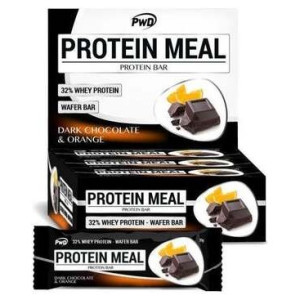 Pwd Barra Protein Meal Chocolate Negro Naranja 35G