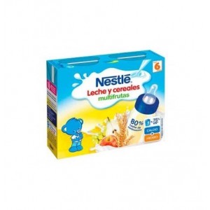 Nestle Papilla Multifrutas Lista Para Tomar (2 Envases 250 Ml)
