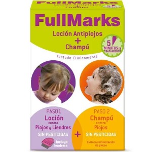 Fullmarks Antipiojos Y Liendres Champu + Locion - Pediculicida (1 Envase 100 Ml + 1 Envase 150 Ml Kit)