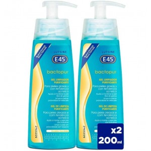 Bactopur Gel Limpiador - E45 Lutsine (2 Unidades 200 Ml)