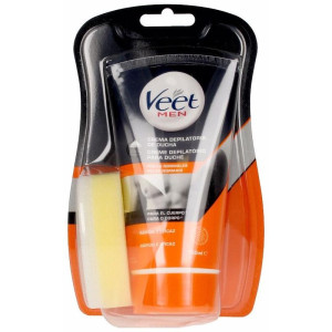 Veet Men Total Pro Crema Depilatoria De Ducha Piel Normal 150Ml
