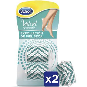 Scholl Velvet Smooth - Recambio Exfoliante Para Piel Seca (2 Recambios)