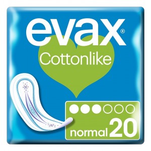 Compresas Higienicas Femeninas - Evax Cottonlike (Normal 20 Compresas)