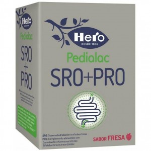 Hero Pedialac Sro+Pro Rehidratación Fresa + Probiótico 3X200Ml