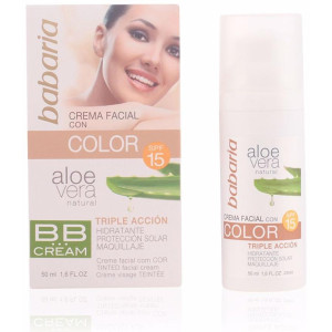 Babaria Aloe Crema Facial Con Color Spf15 50Ml