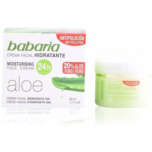 Babaria Crema Facial Hidratante 24H Aloe Vera 50Ml