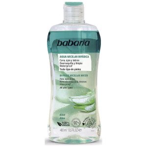 Desmaquillador Bifasico Agua Micelar Aloe Vera 400 Ml