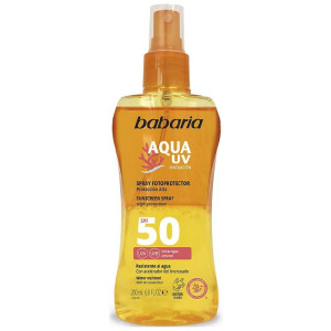 Babaria Aqua Uv Spray Fotoprotector Spf50 200Ml