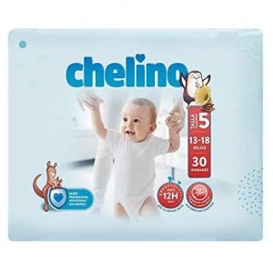 Pañal Infantil - Chelino Fashion & Love (T- 5 (13 - 18 Kg) 30 Pañales)