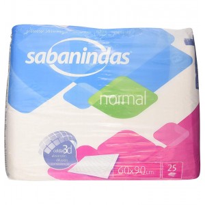 Protector De Cama - Sabanindas Absorbente Normal (60 X 90 25 U)