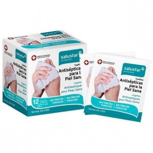 Salustar Toallitas Antisépticas Monodósis 12U