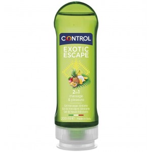 Control Exótic Escape - 2 In 1 Massaje & Pleasure, 200 Ml. - Artsana Spain