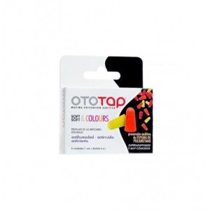 Tapones Oidos Poliuretano - Ototap Soft & Colours Pu (6 Unidades)