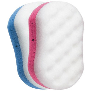 Esponja De Baño Mixta-Peeling Suave-Rugoso 2 Pz