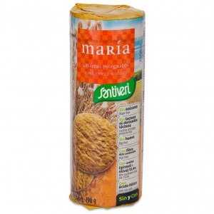Santiveri Galletas María Integrales Sin Azúcar, 190 G