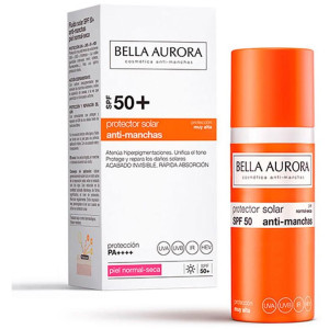 Bella Aurora Protector Solar Facial Anti-Manchas Piel Normal-Seca Spf50+ 50Ml
