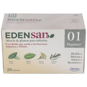 Edensan 01 Filtros Infusiones 20Uds