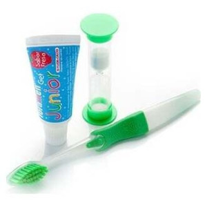 Foradent Kit Dental Infantil Cepillo + Gel Flúor + Reloj