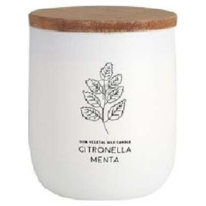 Cerabella Vela Vaso Blanco Citvasm Citronela Menta 7X9Cm 1Ud