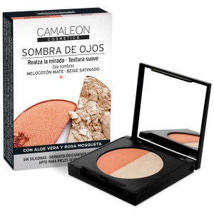 Camaleon Sombras De Ojos Beige Y Melocotón 2X2.3G