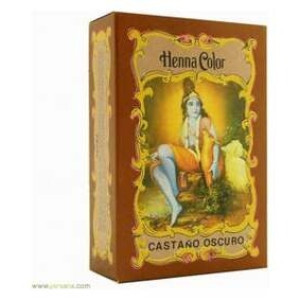 Radhe Shyam Henna Castaño Oscuro Prof Polvo 100Gr