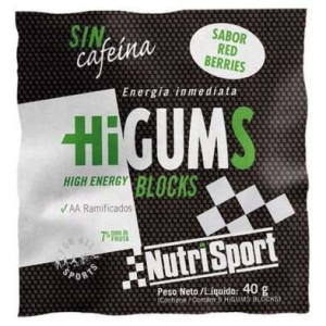 Nutrisport Higums Sin Cafeina Red Berries 20 Sobres