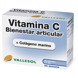 Vallesol Vitamina C Bienestar Articular (40 Capsulas)